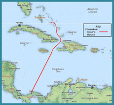chart bahamas to panama