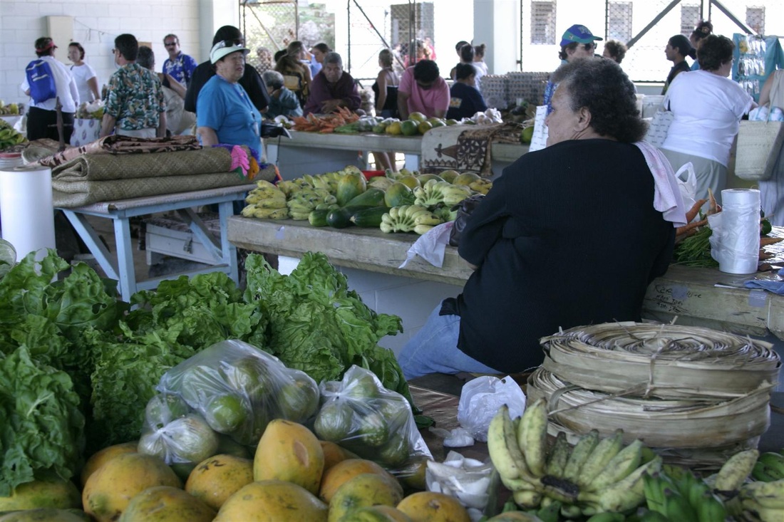 market in Tonga